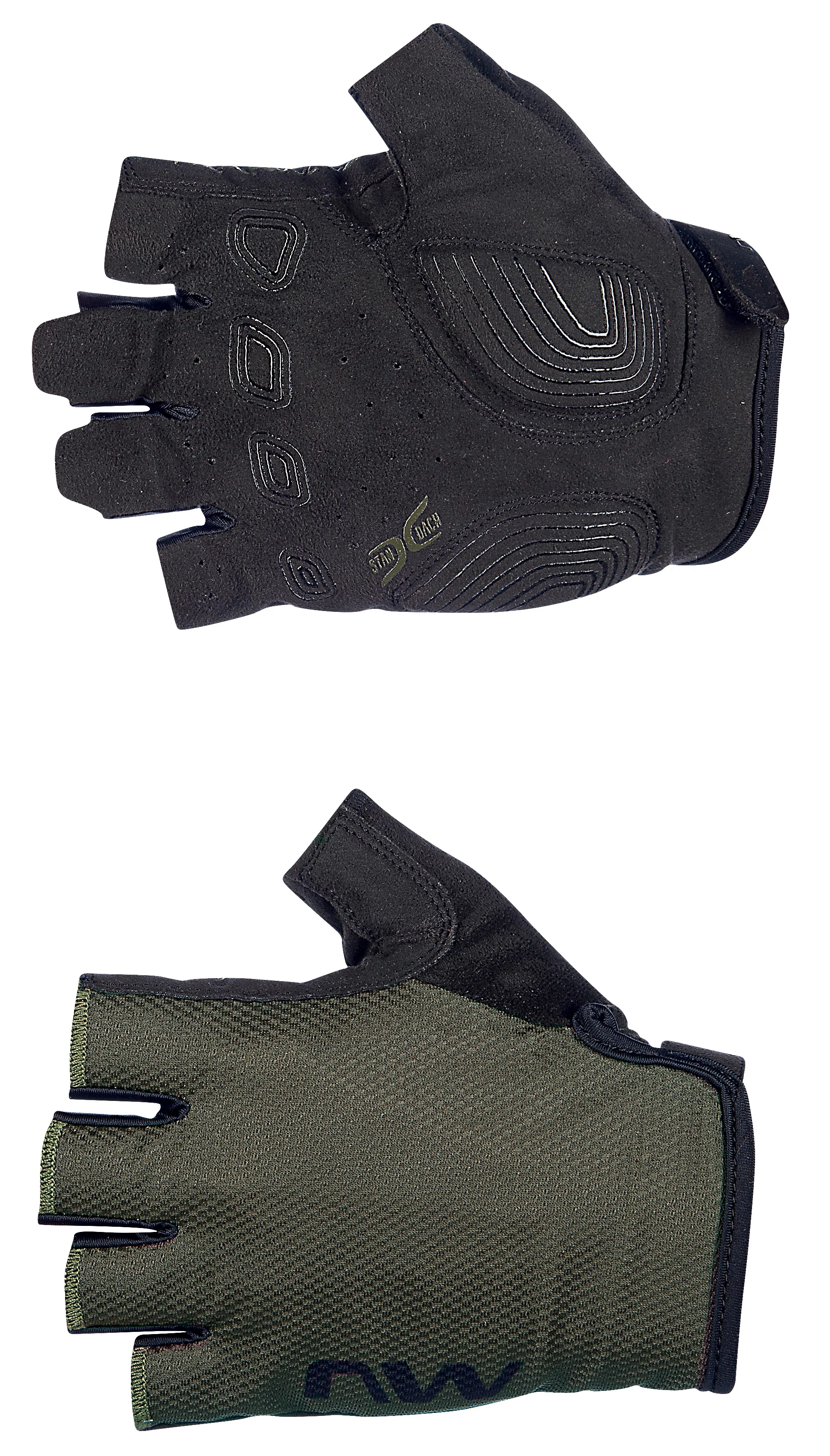 Kesztyű NORTHWAVE ACTIVE RÖVID ZÖLD/FEKETE