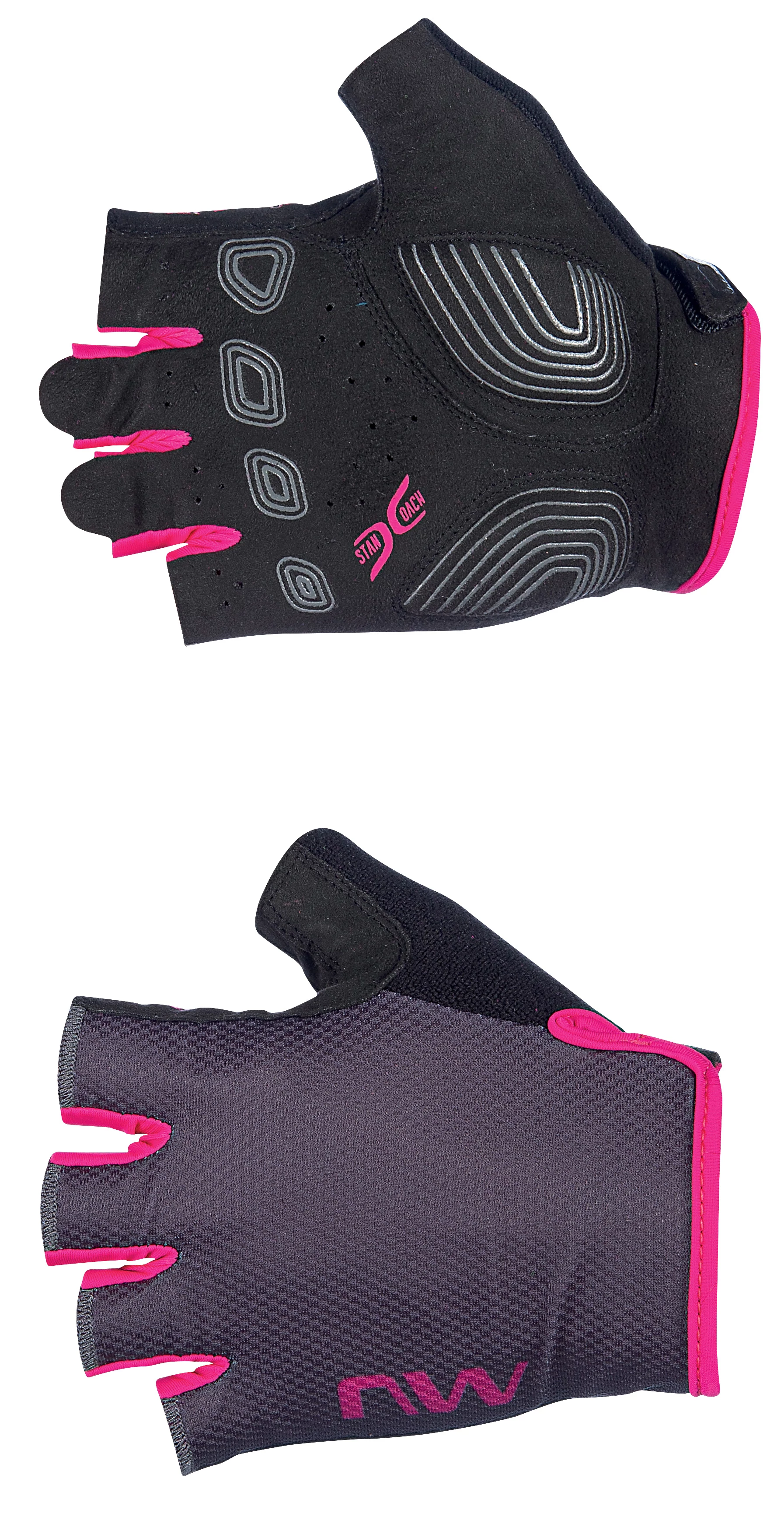 Kesztyű NORTHWAVE ACTIVE WMN NŐI RÖVID SZÜRKE/PINK