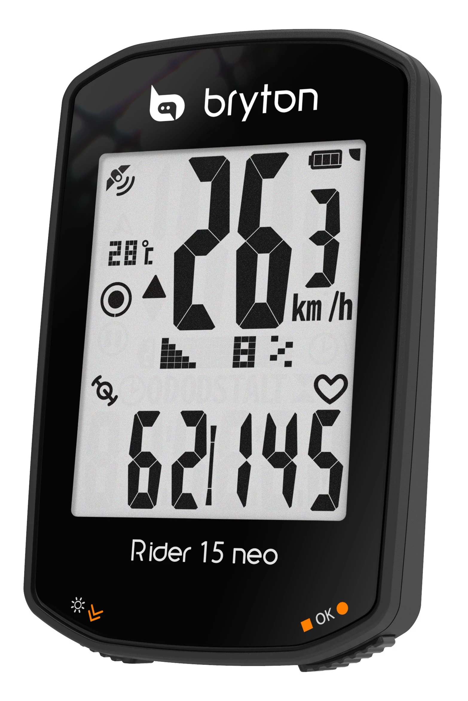 BRYTON RIDER 15 NEO C GPS kerékpár computer szett (+SCAD)