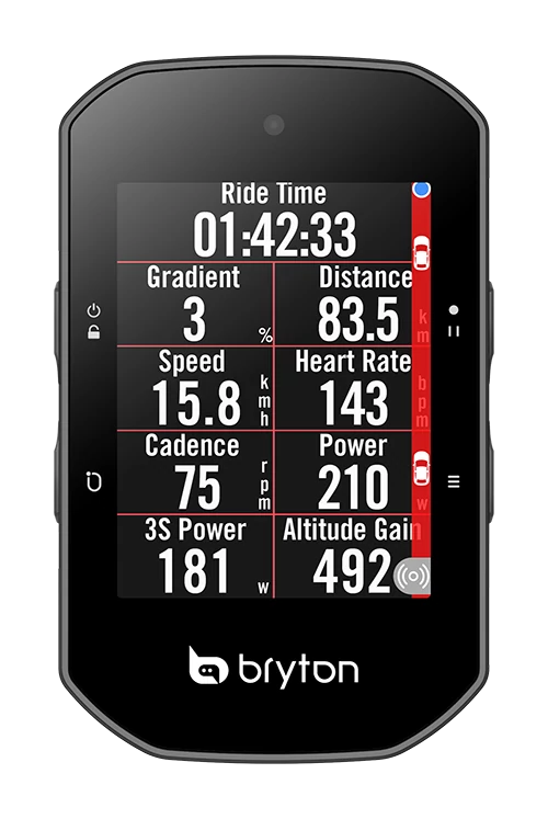 Computer BRYTON RIDER S500 T GPS kerékpár computer szett