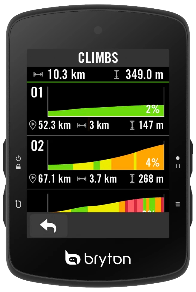 Computer BRYTON RIDER S510 E GPS komputer