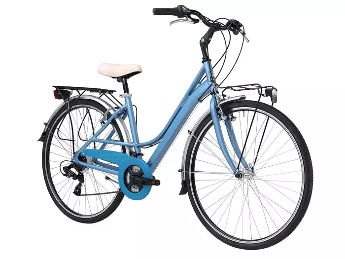 ADRIATICA SITY 3 városi kerékpár 6s női kék 45cm