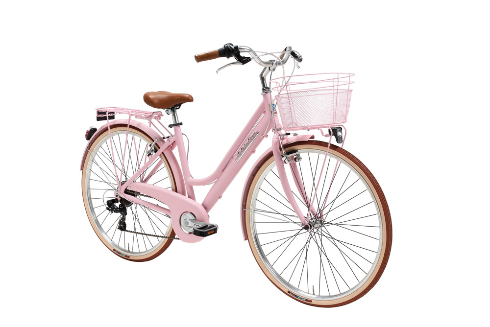 ADRIATICA RETRO női városi kerékpár 28 6s 45cm pink