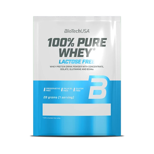 100% Pure Whey Laktózmentes - 28 g eper 10 db/csomag