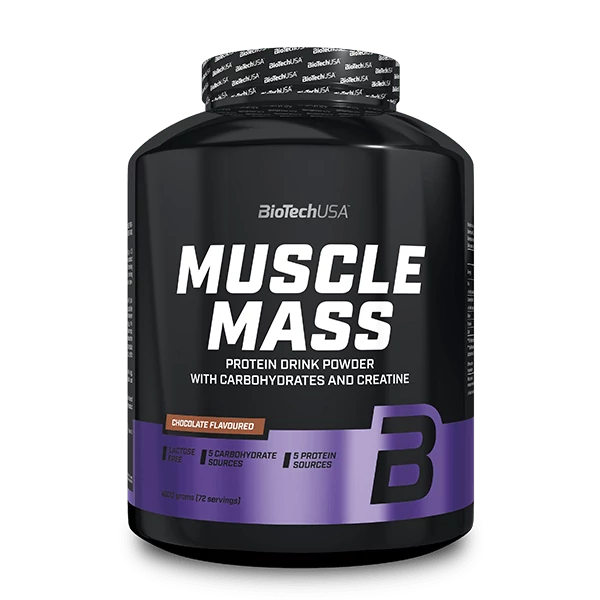Muscle Mass szénhidrát- és fehérjetartalmú italpor - 4000 g vanilia