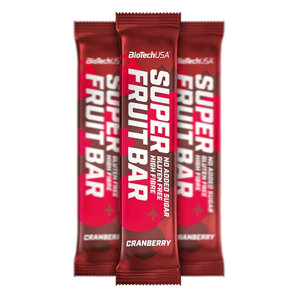 Super Fruit Bar gyümölcsszelet kesudióval és mandulával - 30 g – BioTechUSA
