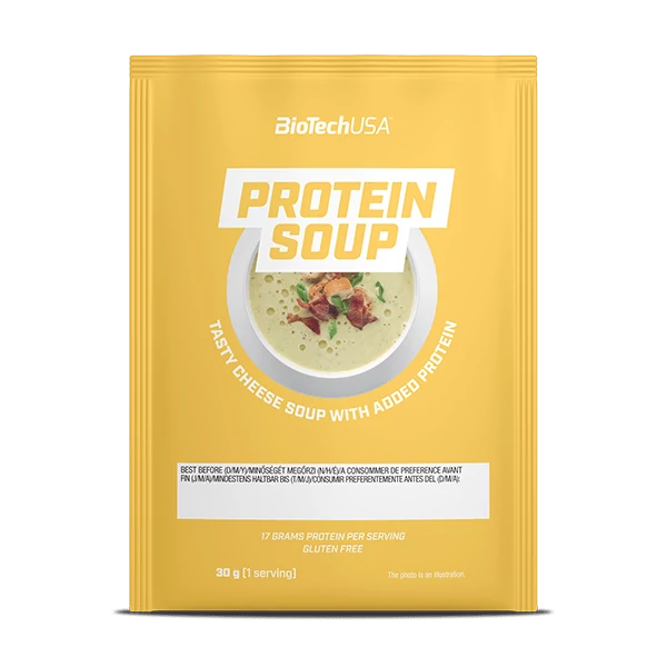 Protein Soup sajt ízesítésű, fehérjében gazdag levespor - 30 g