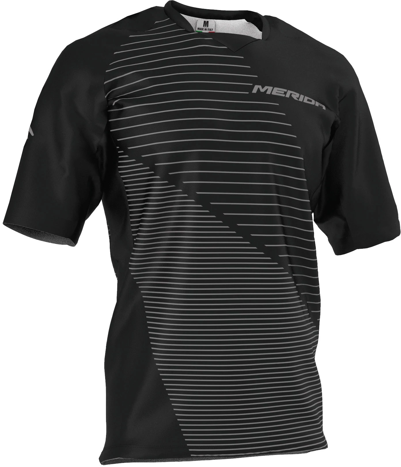 Merida Enduro Design férfi rövid ujjú mez, fekete/szürke szín, M méret