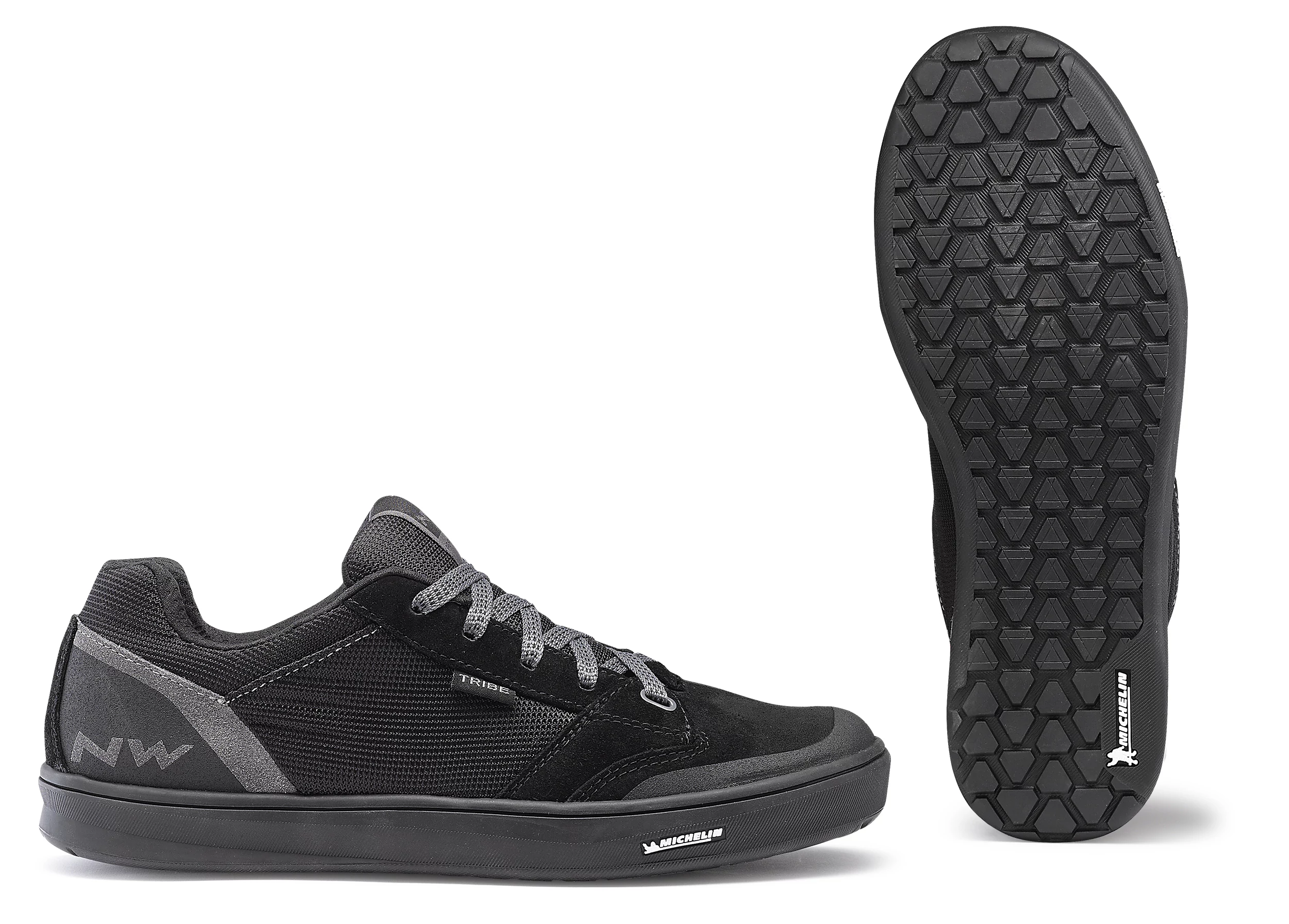 Cipő NORTHWAVE FLAT TRIBE 48 fekete taposó pedálhoz