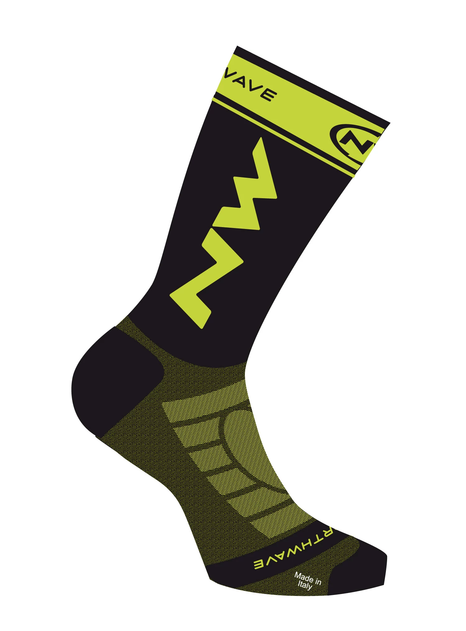 Zokni NORTHWAVE EXTREME LIGHT PRO M (40-43) fekete/limefluo