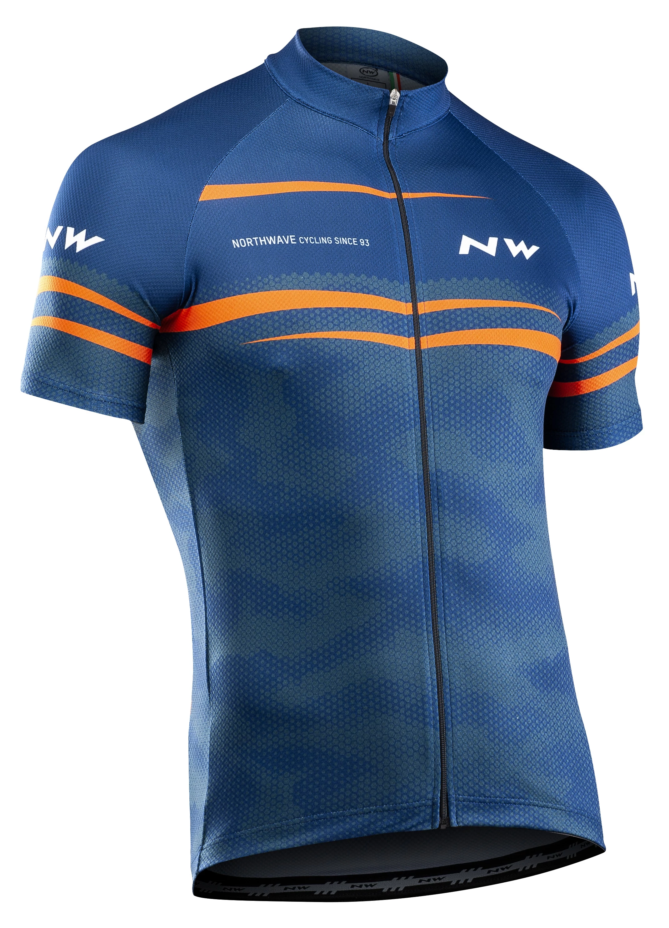 Northwave Origin férfi rövid ujjú mez, kék/narancs szín, 3XL méret