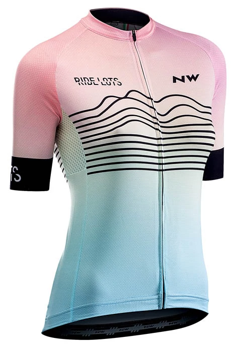 Northwave Blade WMN női rövid ujjú mez, szivárvány szín, 4XL méret