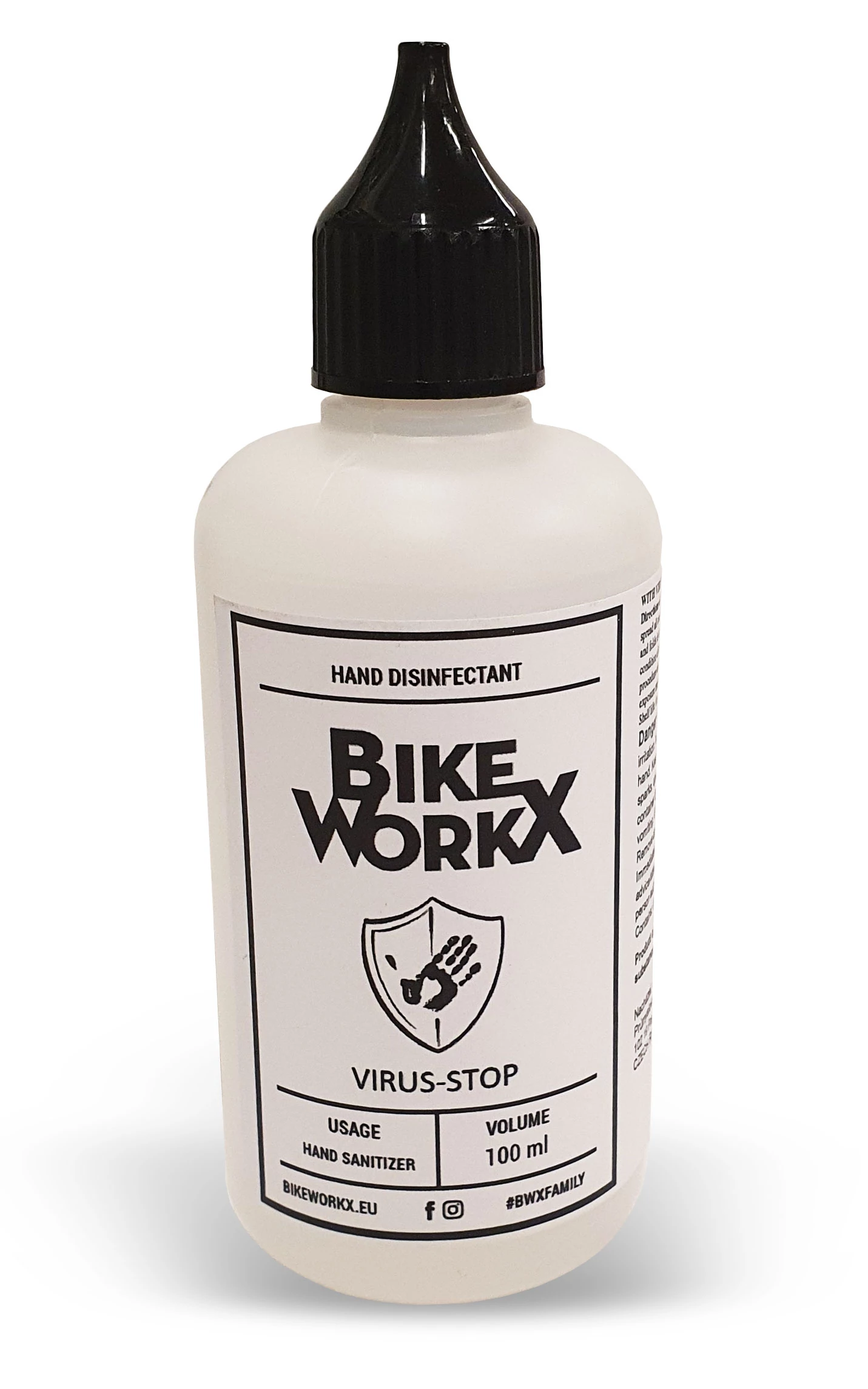 Fertőtlenítő folyadék BIKEWORKX VIRUS-STOP 100 ml