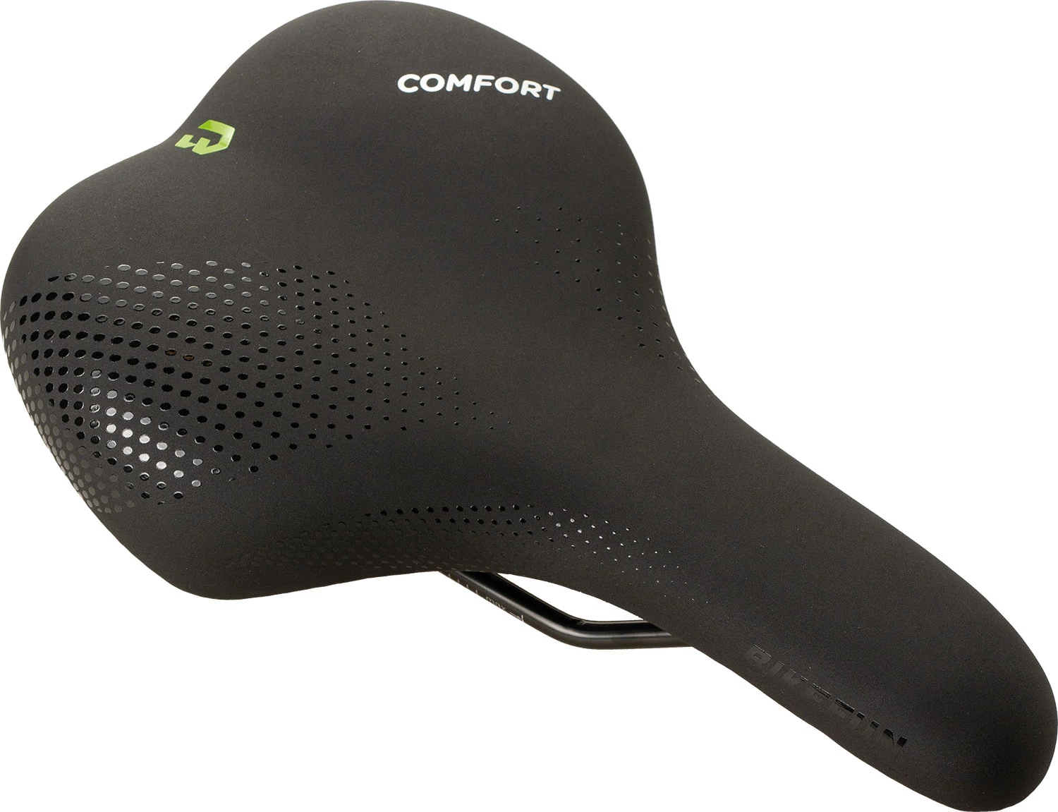 Nyereg BIKEFUN LAUSANNE Comfort trekking ffi fekete Memory Foam