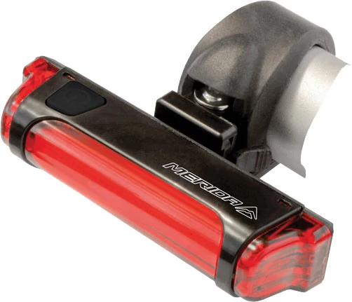 MERIDA hátsólámpa, USB, COB LED