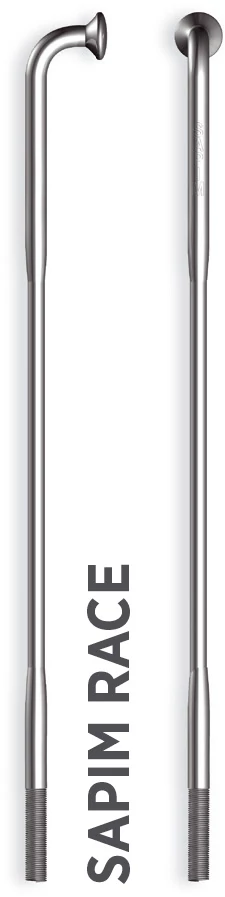 Küllő SAPIM RACE Inox 14G 280mm J-Bend + Polyax réz 14G 12mm ezüst