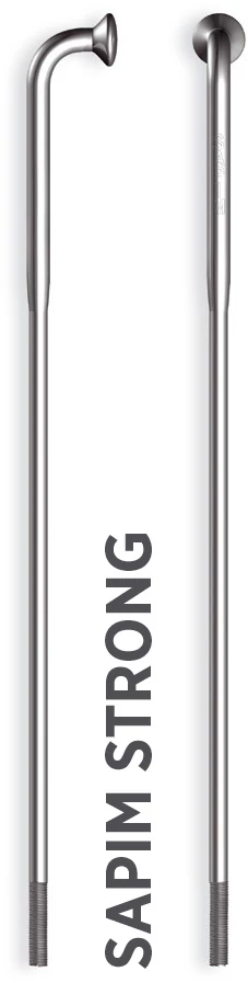 Küllő SAPIM STRONG Inox 14G 294mm J-Bend + Polyax réz 14G 12mm ezüst