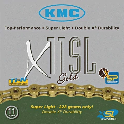 Lánc KMC X11SL GOLD 1/2x1/128 114L